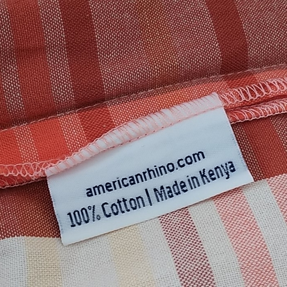 Kenyan Cotton Summer Wrap Dress - Picture 8 of 11